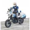 Bruder BWORLD policejní motocykl Ducati Scrambler s jezdcem