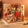 RoboTime 3D dřevěná skládačka Miniatura domečku Samova studovna