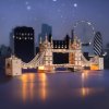 RoboTime 3D dřevěná mechanická skládačka Tower Bridge svítící