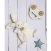 Doudou Dárková sada - Plyšový králíček modrý 26 cm