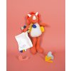 Doudou Dárková sada - dinosaurus s dečkou 25 cm