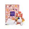 Doudou Dárková sada - dinosaurus s dečkou 25 cm