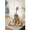 RoboTime 3D dřevěná mechanická skládačka Kouzelné violoncello (elektrický pohon)