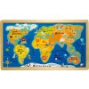 small foot Vkládací puzzle jednoduchá velká mapa světa