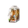 RoboTime 3D skládačka Zarážka na knihy Miniatura domečku Skleník