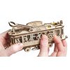 Ugears 3D dřevěné mechanické puzzle Mechanical Town tramvajová linka