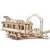 Ugears 3D dřevěné mechanické puzzle Mechanical Town tramvajová linka