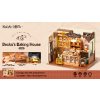 RoboTime 3D dřevěná skládačka Miniatura domečku Pekárna