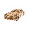 Ugears 3D dřevěné mechanické puzzle Auto Winged Sports Coupe
