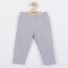 Kojenecké bavlněné legíny New Baby Leggings šedé