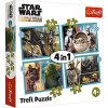 TREFL Puzzle 4v1 Mandalorian Star Wars