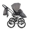Retro kočárek pro miminka Jasmine Camino Classic 03 šedý