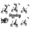 MILLY MALLY tříkolka Stanley Rubber grey