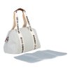 Childhome Přebalovací taška Mommy Club Signature Canvas Off White