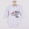 Body s potiskem New Baby Více vlasů než taťka - dárkové balení