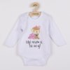 Body s potiskem New Baby Když nespím já, tak ani vy - dárkové balení