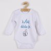 Body s potiskem New Baby Můj děda je jednička - dárkové balení
