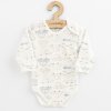 Kojenecké bavlněné body s dlouhým rukávem New Baby Zoe