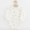 Kojenecké bavlněné body s dlouhým rukávem New Baby Zoe