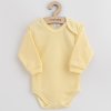 Kojenecké bavlněné body s dlouhým rukávem New Baby Zoe