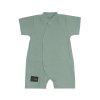 ESITO | Letní overal pro miminko mušelín Olive - olivová / 80