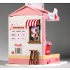 RoboTime 3D dřevěná skládačka Miniatura domečku Mléčný bar Strawberry