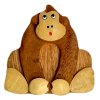 2Kids Toys Dřevěná magnetka velká Opice hnědá