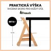Hauck Beta+ B dřevěná židle, Natural