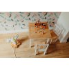 Geuther Dětský nábytek, stoleček + 2 židličky, white/nature