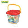 WADER Mini kostky v kbelíku (134 kusů)