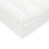 Kojenecký polštář - klín New Baby BASIC 30x37 cm do kočárku bílý