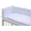 Dětská postýlka Baby Scarlett bílá s kompletní výbavou - Martin bílá - 90 x 41 cm