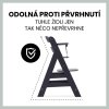 Hauck Alpha+ dřevěná židle+novorozenecký set polohovací, 0m+, Dark Grey