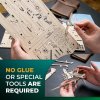 Ugears 2,5D dřevěné mechanické puzzle Stíhací letadlo
