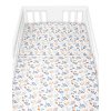 Povlečení do postýlky, 2D sada flanel - Louka, Baby Nellys, modrá/bílá