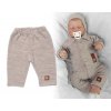 Pletené kalhoty Hand Made Boy, Baby Nellys, béžové