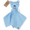 Mazlík, přítulníček pro miminka Z&Z, Medvídek s krajkou, modrý