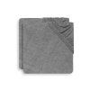 JOLLEIN Potah na přebalovací podložku 50x70cm 2 ks froté Storm Grey