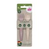 NIP NATURE line příbor 2ks, od 9m+, pink
