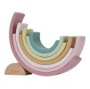 LITTLE DUTCH Skládačka dřevěná duha Fairy Garden