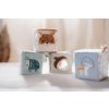 LITTLE DUTCH Kostky textilní 4 ks Forest Friends