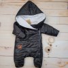 Zimní prošívaná kombinéza s bavlněnou podšívkou, Z&Z - černá