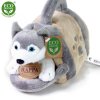Rappa Plyšový pes Husky s přepravkou 13 cm ECO-FRIENDLY