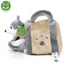 Rappa Plyšový pes Husky s přepravkou 13 cm ECO-FRIENDLY