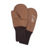ESITO | Zimní palcové rukavice softshell s beránkem Lamb Brown - hnědá / 1 - 2 roky