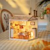 RoboTime 3D dřevěná skládačka Miniatura domečku Útulná jídelna
