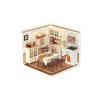 RoboTime 3D dřevěná skládačka Miniatura domečku Útulná jídelna