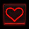 2Kids Toys LED NEON LIGHT lampička Srdce červené