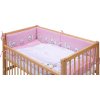 Dětská postýlka s kompletní výbavou Scarlett 120 x 60 cm - Toro - růžová