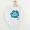 Dětské body s potiskem New Baby Důkaz pravé lásky "se jménem dítěte"